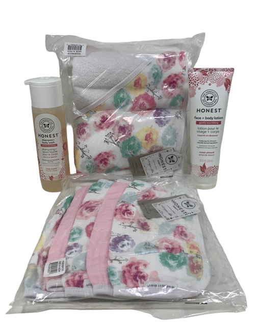 used Honest Baby Bubbles And Cuddles Bath Gift Set, Rose Blossom