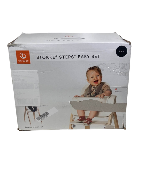 used Stokke Steps Baby Set, Black