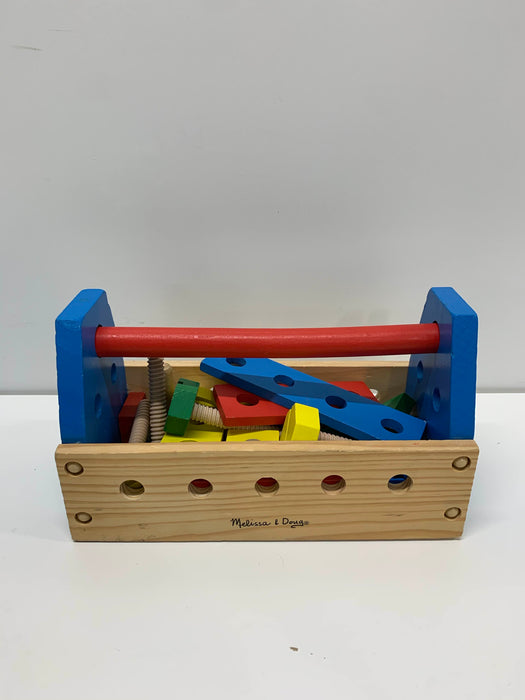 used Melissa & Doug Take-Along Tool Kit Wooden Toy