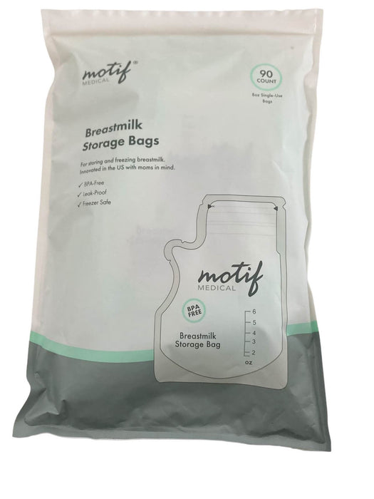 used Motif Medical Breast Milk Storage Bags