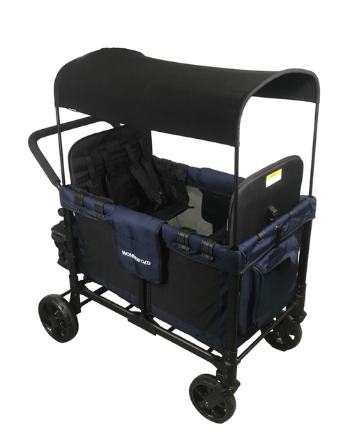 used Wonderfold W4 Multifunctional Quad Stroller Wagon, 2023, Noble Navy