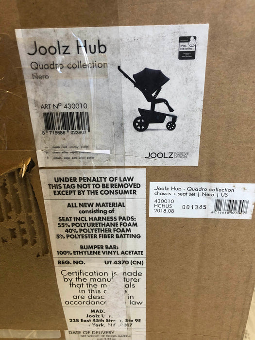 Joolz Hub Stroller, 2018, Nero