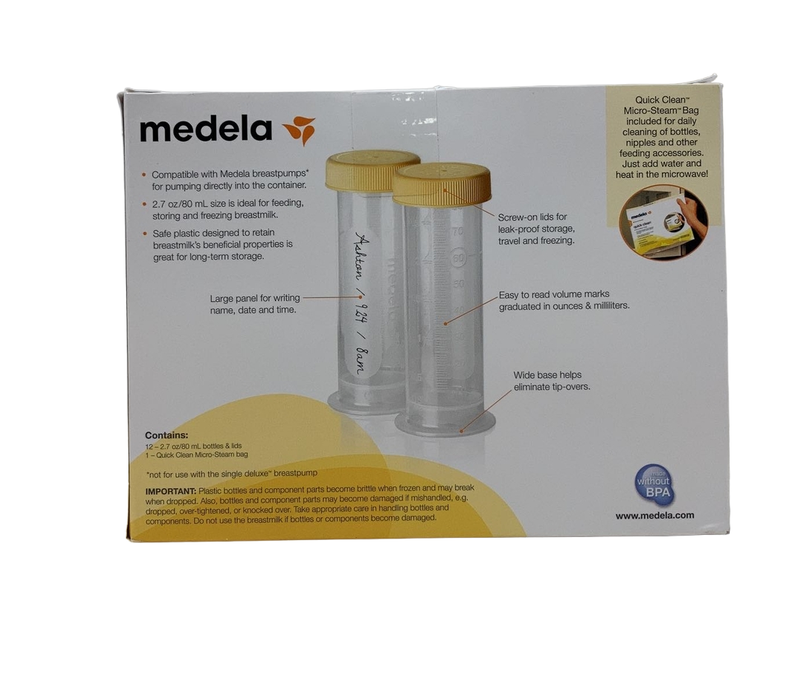 used Medela Breast Milk Freezing & Storage Bulk Pack