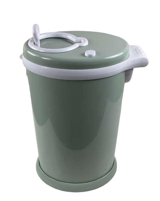 secondhand Ubbi Diaper Pail, Sage