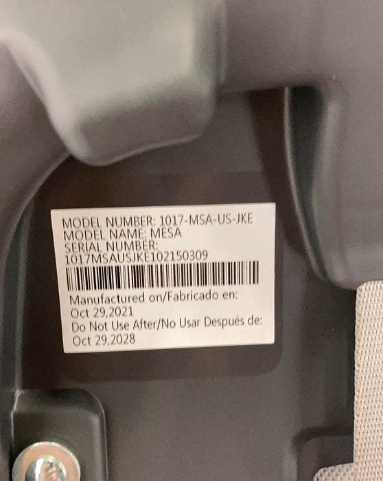 used UPPAbaby MESA Infant Car Seat