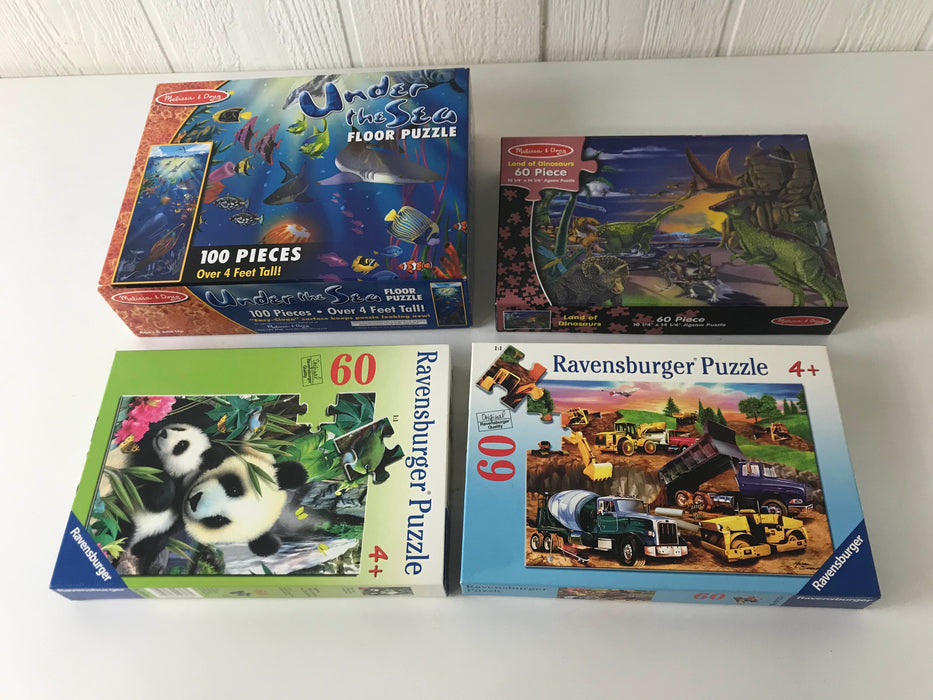 used BUNDLE Jigsaw Puzzles