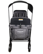 secondhand Wonderfold W4 Multifunctional Quad Stroller Wagon, 2022, Charcoal Grey