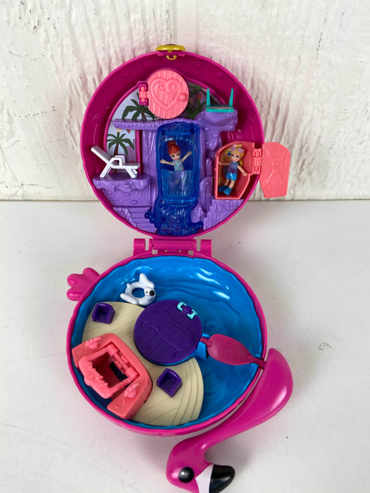 used Polly Pocket Flamingo Floatie Toy