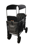 secondhand Wonderfold W2 Luxe Multifunctional Double Stroller Wagon, 2022, Charcoal Gray