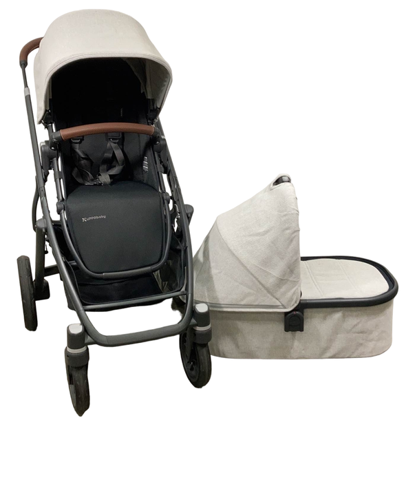 used UPPAbaby VISTA V2 Stroller, Anthony (White & Grey Chenille), 2022