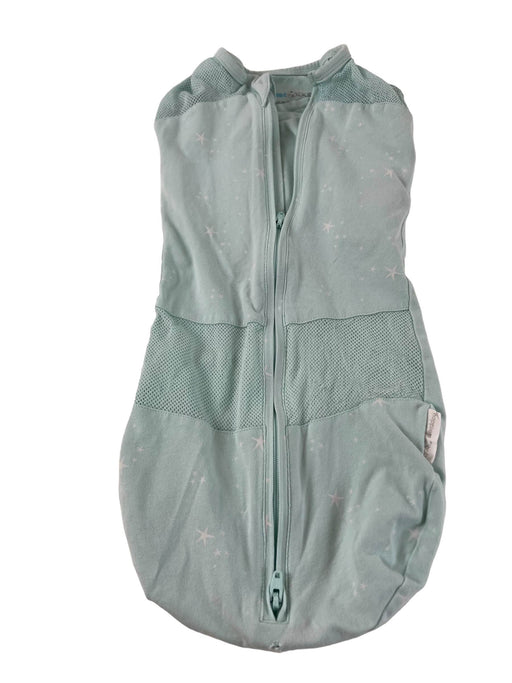 used Happiest Baby Sleepea Swaddle, Teal Stars, Medium