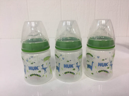 secondhand Nuk Wide Neck Bottles With Perfect Fit Nipples