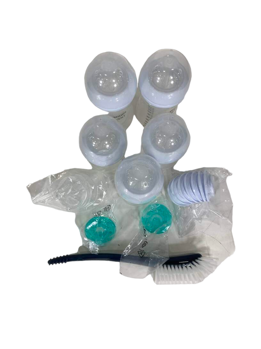 secondhand Philips Avent Natural Baby Bottle Newborn Starter Gift Set, Clear