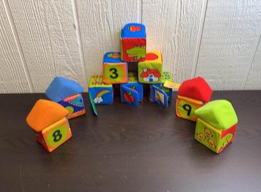 secondhand Melissa & Doug K’s Kids Match & Build Soft Blocks