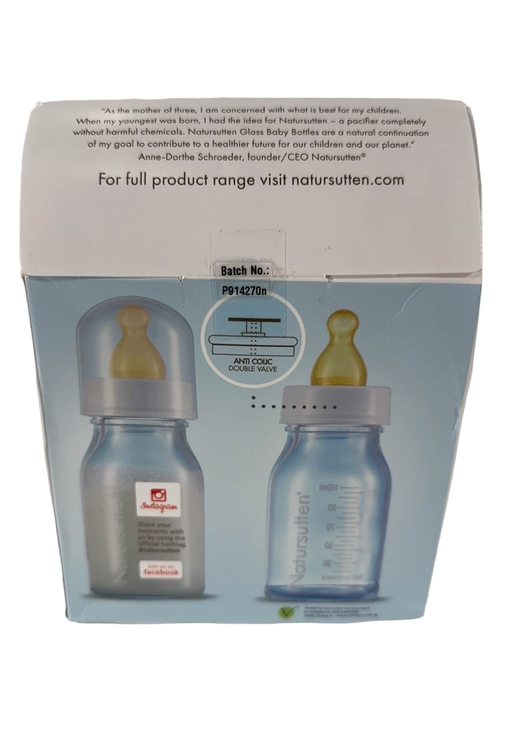 secondhand Natursutten 2-pack Glass Baby Bottles, 3.7 Oz