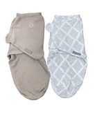 used Summer Infant SwaddleMe Original Swaddle Wrap 2pk, Taupe, Small/Medium