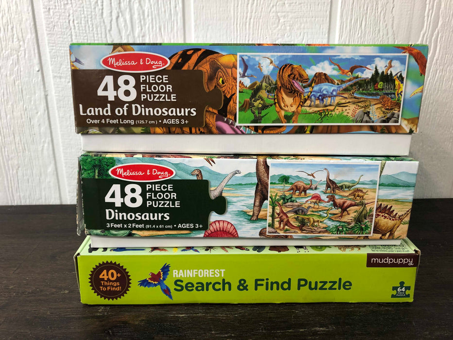 used BUNDLE Jigsaw Puzzles