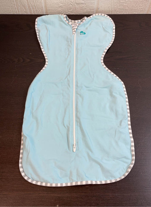 used Love To Dream Swaddle UP Original 1.0 Sleep Sack, Medium, Blue - HIDDEN PHOTOS REQ 9/1