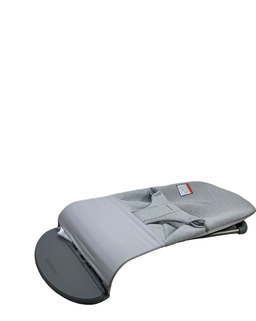 secondhand BabyBjorn Bouncer Bliss, Light Gray 3D Jersey, Dark Gray Frame