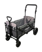 used Wonderfold X2 Push + Pull Double Stroller Wagon, 2021, Stone Gray