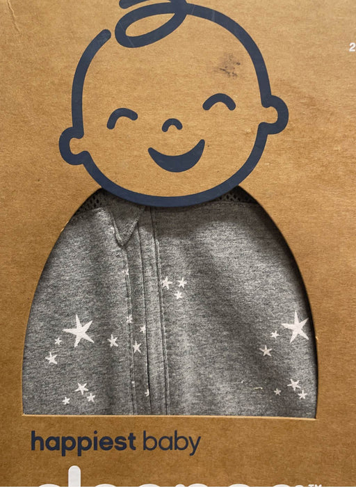 secondhand Happiest Baby Sleepea Swaddle, Medium, Graphite Gray Stars