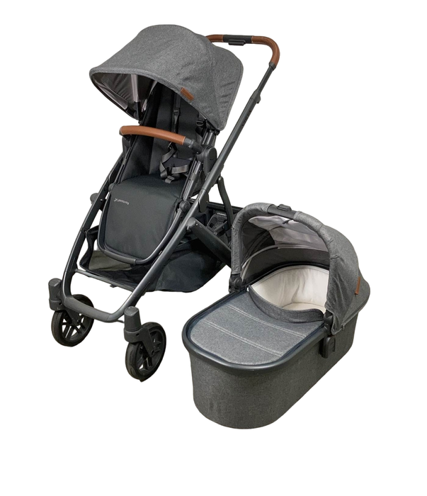 secondhand UPPAbaby VISTA V2 Stroller, 2021, Greyson (Charcoal Melange)