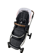 used Mockingbird Single to Double Stroller, 2022, Silver with Penny Leather, Watercolor Drops, Bloom