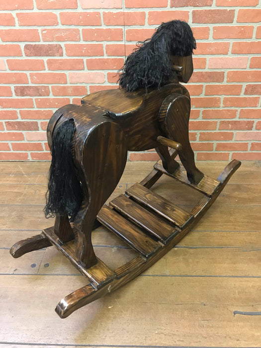 Handcrafted Amish Style Rocking Horse