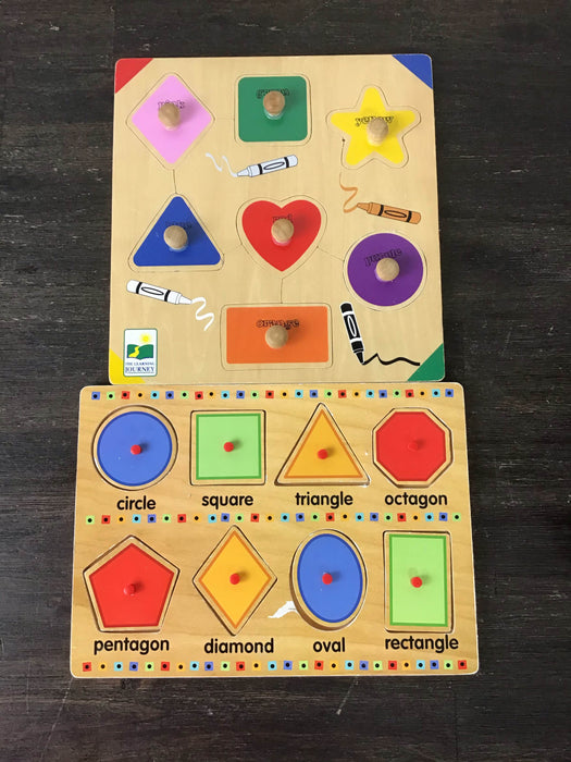 used BUNDLE Wooden Puzzles