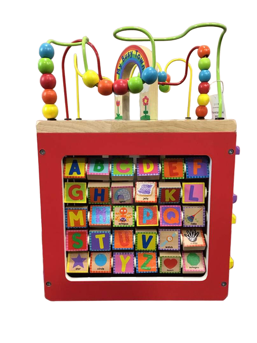 ALEX Toys Discover My Busy Town Wooden Activity Cube