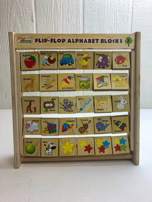 secondhand First Learning Flip-Flop Alphabet Blocks