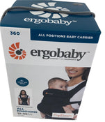 secondhand Ergobaby 360 Ergonomic Cool Air Baby Carrier, Onyx Black