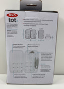 secondhand OXO Tot On The Go Drying Rack With Bottle Brush, Grey