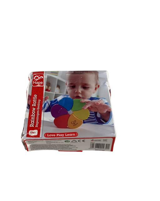 used Hape Rainbow Rattle