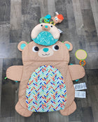 used Bright Starts Tummy Time Prop & Play Mat, Teddy Bear