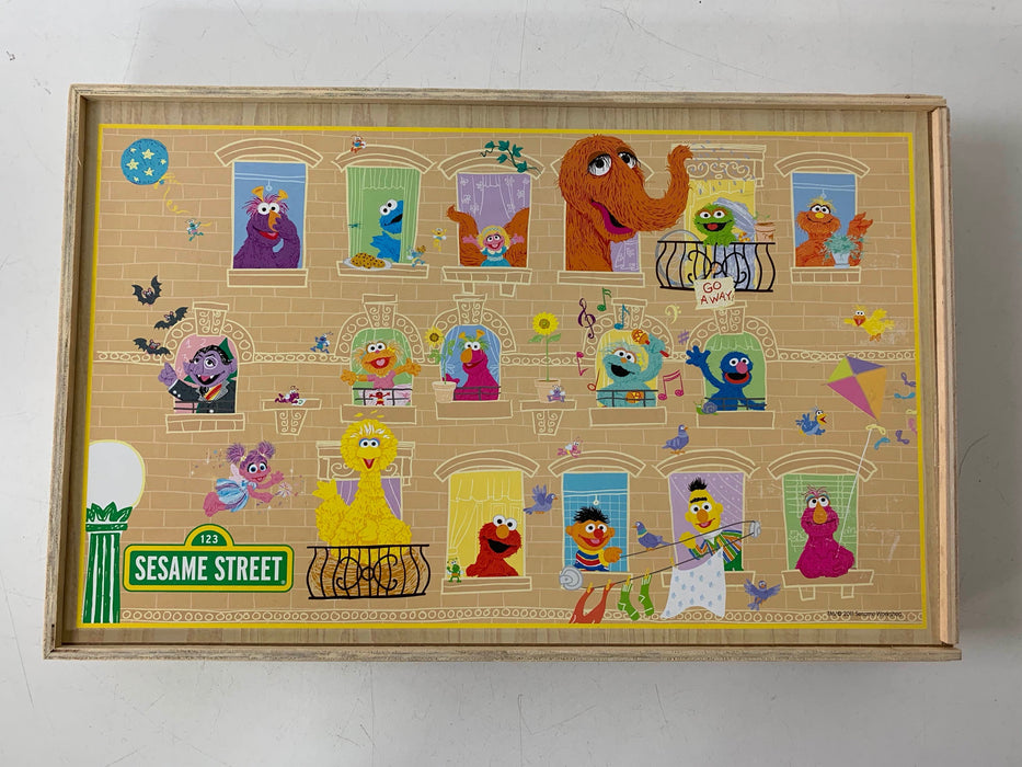 used Cardinal Sesame Street Wooden Games