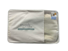 secondhand Snuggle Me Organic Sensory Infant Lounger with Cover, Natural