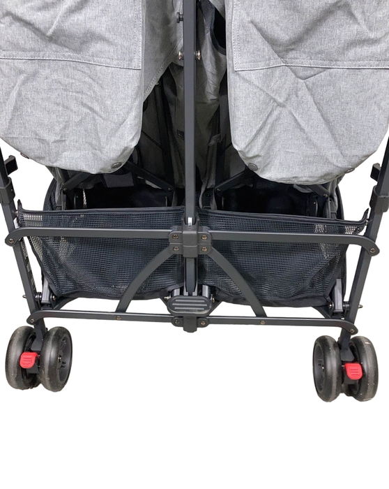 used UPPAbaby G-Link V2 Double Stroller, 2022, Greyson (Charcoal Melange)