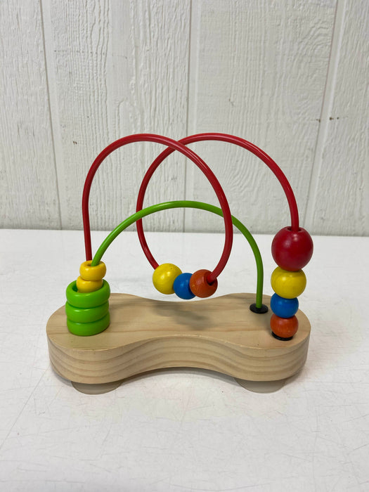 used Hape Double Bubble Wooden Bead Maze