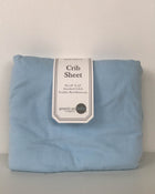 used American Baby Crib Sheet, Light Blue