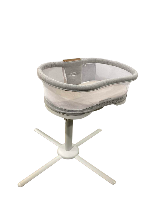 used Halo BassiNest Swivel Sleeper Luxe Series, Dove Grey Tweed