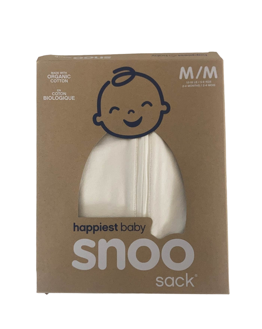 used Happiest Baby SNOO Sack, Medium (12-18 lbs), Ivory