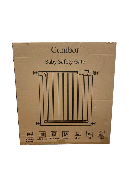 used Cumbor Auto Close Safety Baby Gate With Extensions