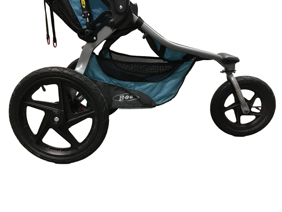 used BOB Revolution Flex Single Jogging Stroller, 2018, Teal