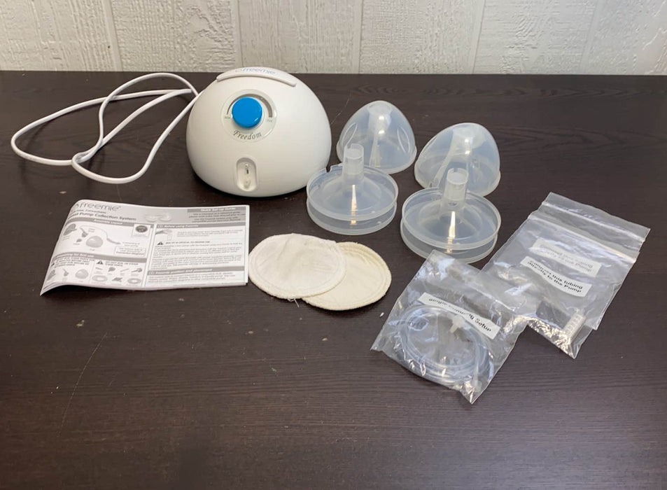 used Freemie Freedom Double Electric Breast Pump, 25mm Funnels