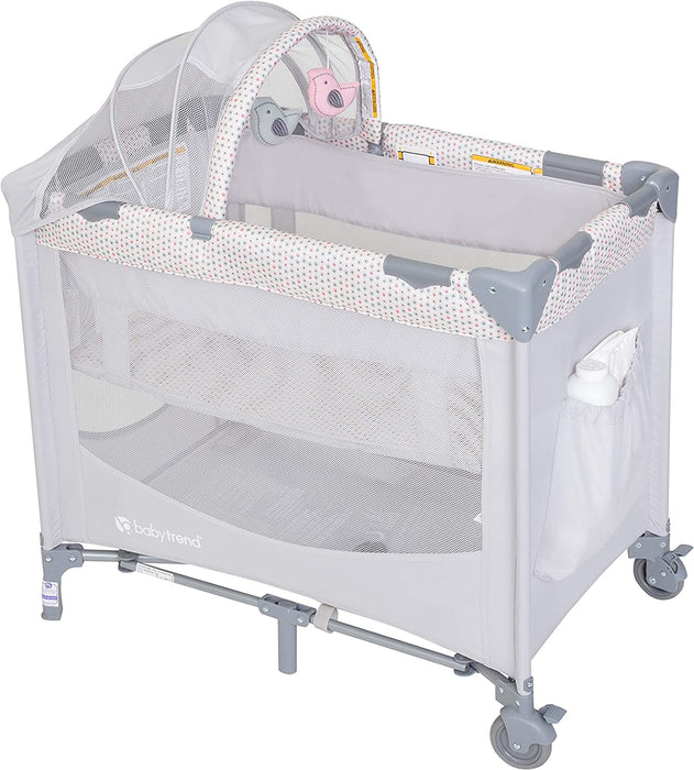 Baby Trend Mini Nursery Center Playard, Daisy Drop