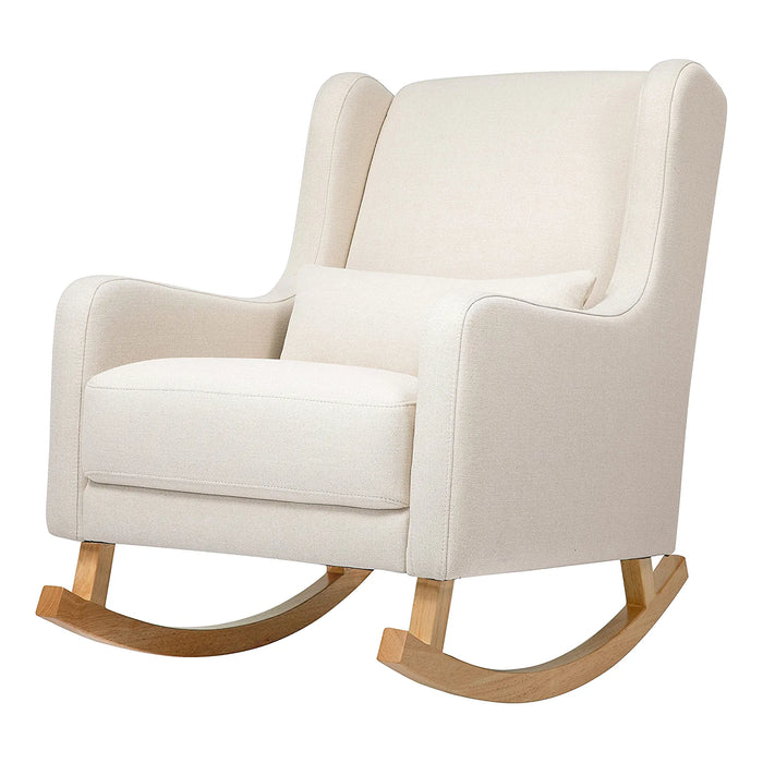 Babyletto Kai Rocker, Performance Natural Eco-Twill with Light Legs