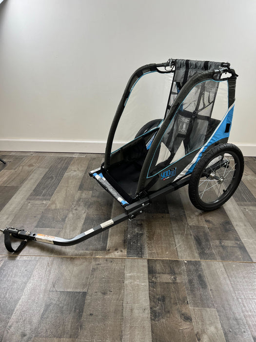 Allen Sports Deluxe Steel Bike Trailer T1-B, 1 Child, Blue