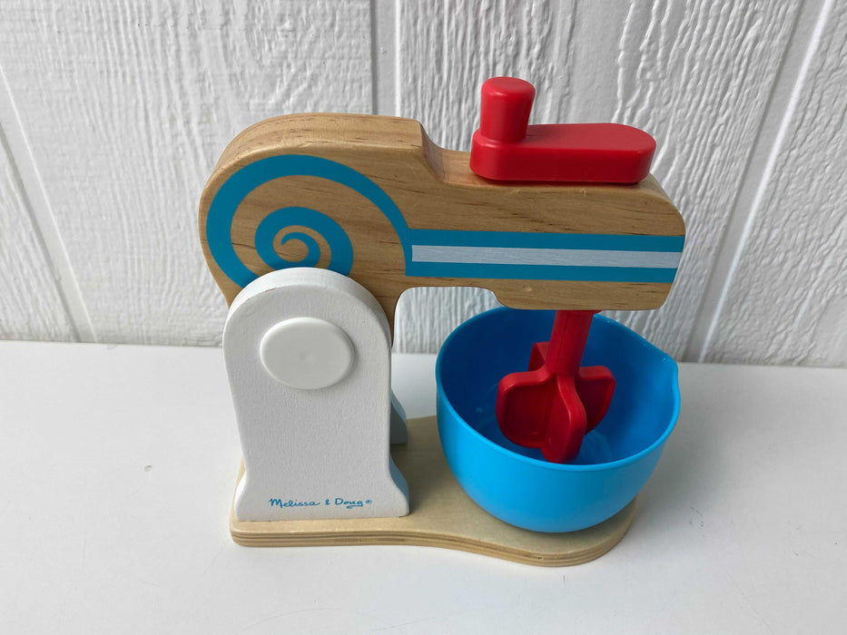 Melissa & Doug Wooden Make-A-Cake Mixer Set