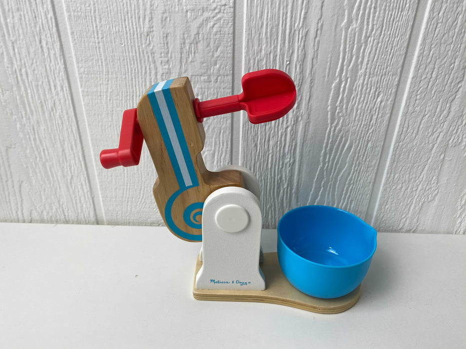 Melissa & Doug Wooden Make-A-Cake Mixer Set